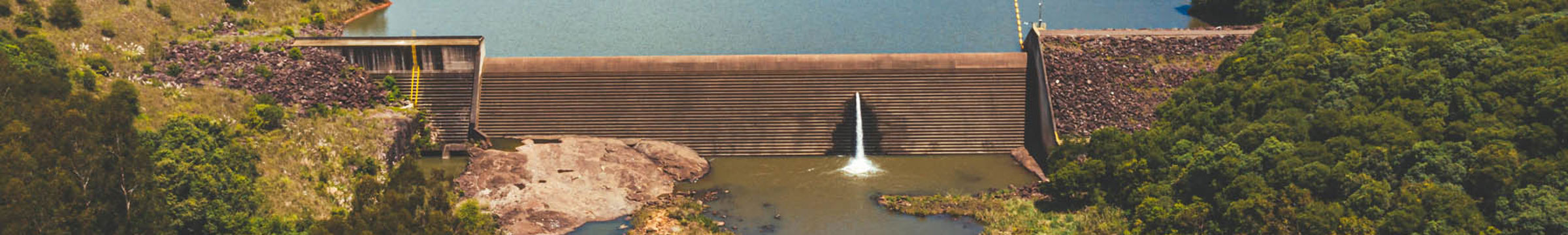 Hidrelétrica Santa Laura, em Santa Catarina, Brasil