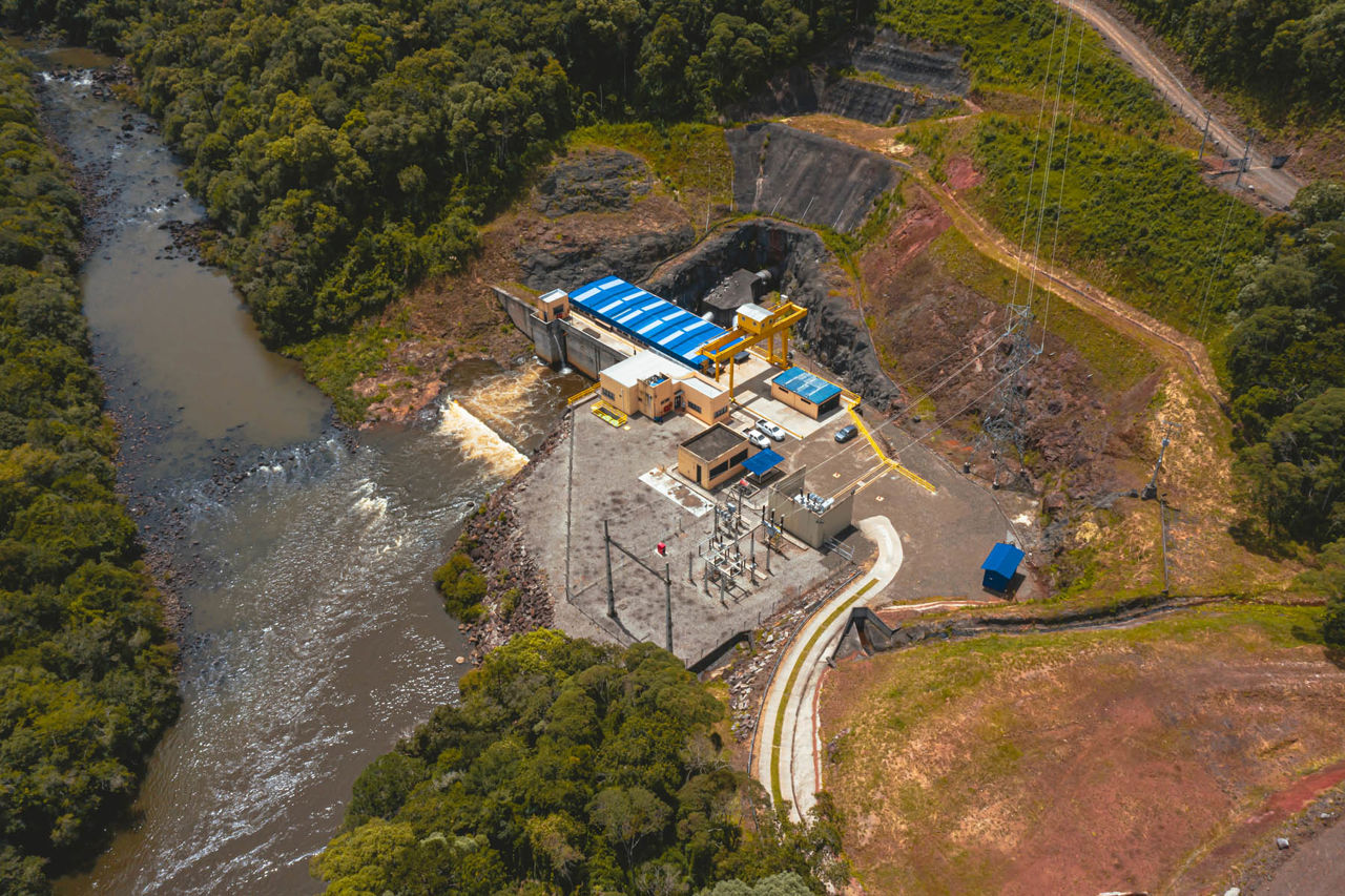 Hidrel&eacute;trica Passos Maia na Regi&atilde;o Sul do Brasil 